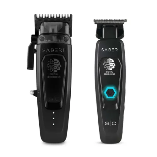 StyleCraft - S|C Saber II Black Combo hajvágógép + kontúrvágó gép 