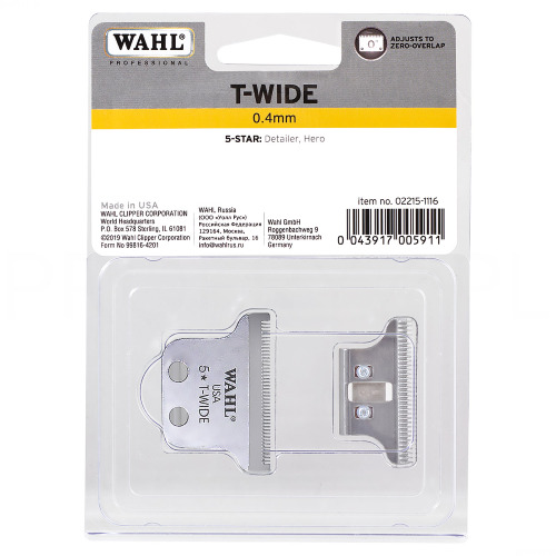 Wahl T-Wide kontúrvágó penge 38mm Detailer és Hero géphez