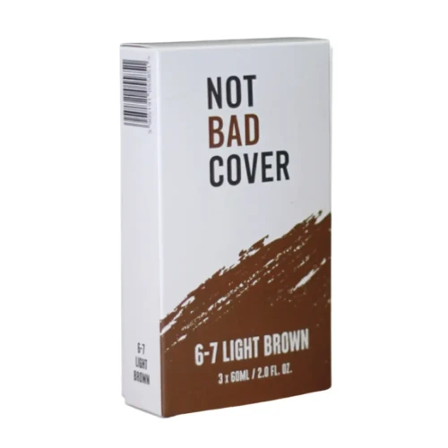 Not Bad Stuff Cover 6-7 Light Brown haj- és szakállfesték 3 x 60ml