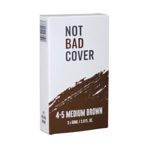 Not Bad Stuff Cover 4-5 Medium Brown haj- és szakállfesték 3 x 60ml