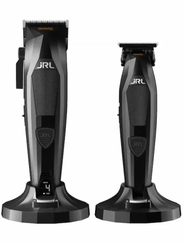 JRL Diamante 2025C Black hajvágógép + kontúrvágó gép + 2 töltőállomás