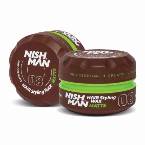 Nishman Matte Finish Wax 08 matt hajpomádé 150ml