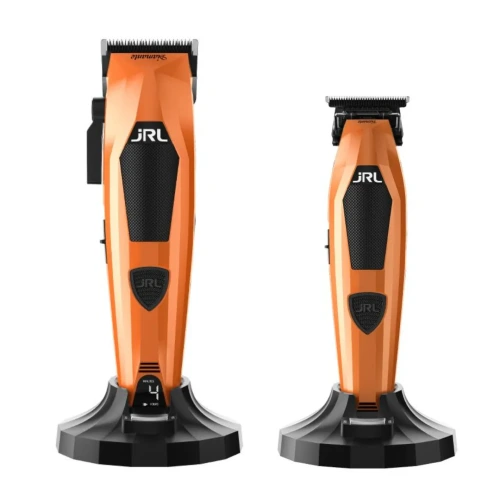JRL Diamante 2025C Orange hajvágógép + kontúrvágó gép + 2 töltőállomás 