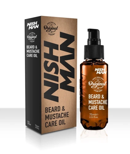 Nishman Beard & Mustache szakáll és bajusz kondicionáló olaj 75ml