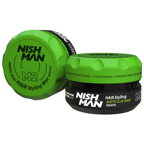 Nishman Mat Clay Wax M2 matt keratinos hajpomádé 100ml