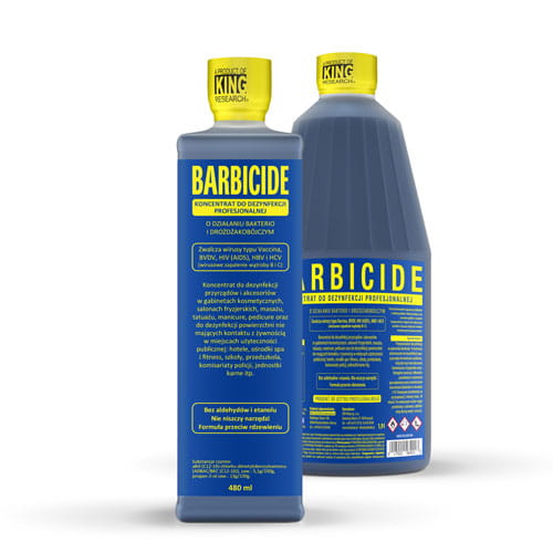 Barbicide fertőtlenítő koncentrátum fodrászeszközökhöz 480ml