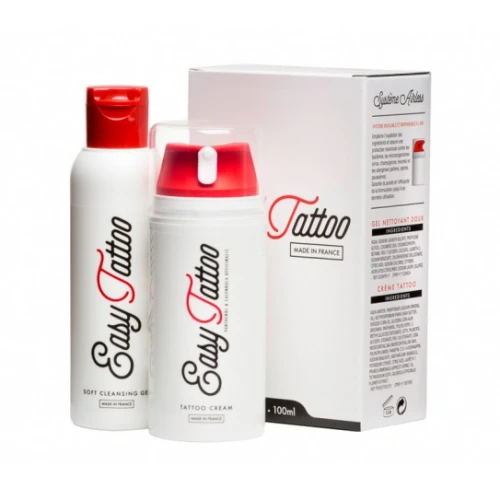 Easy Tattoo tetoválásápoló szett – 100 ml krém + 125 ml gél