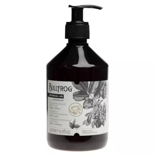 Bullfrog Botanical Lab haj- és szakállsampon 500ml