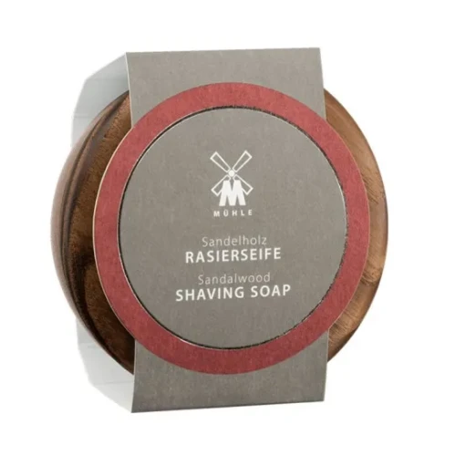 Mühle Sandalwood borotvaszappan fatégelyben 65g