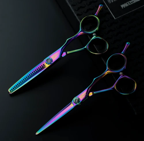 Mr Mustache Daisy professzionális fodrászolló + ritkító olló szett 6,0"