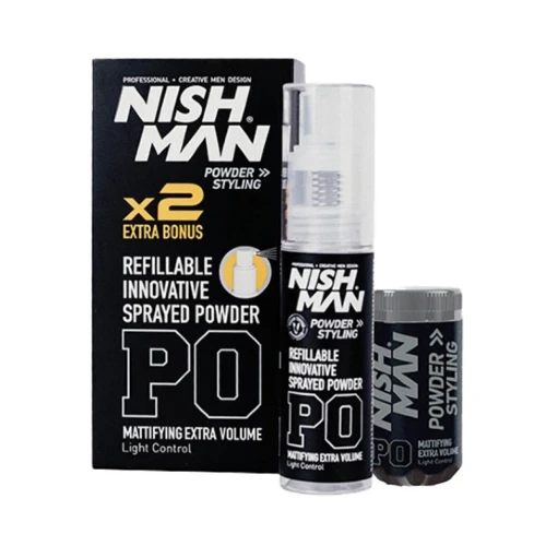 Nishman P0 refillable hajformázó por 20g+20g