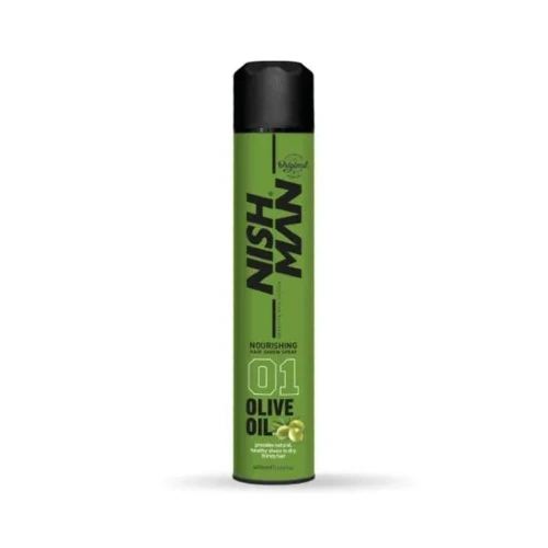 Nishman Olive Oil Sheen Spray tápláló hajfényspray 400ml