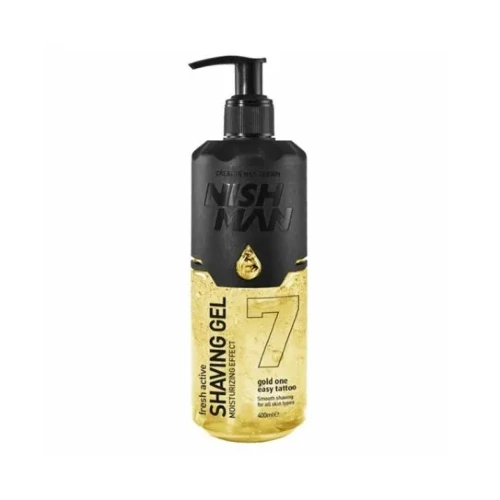 Nishman Shaving Gel 7 Gold One borotválkozó gél 400ml