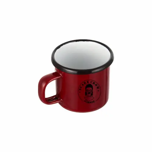 Scarecrow Pomade Metal Mug piros fémbögre